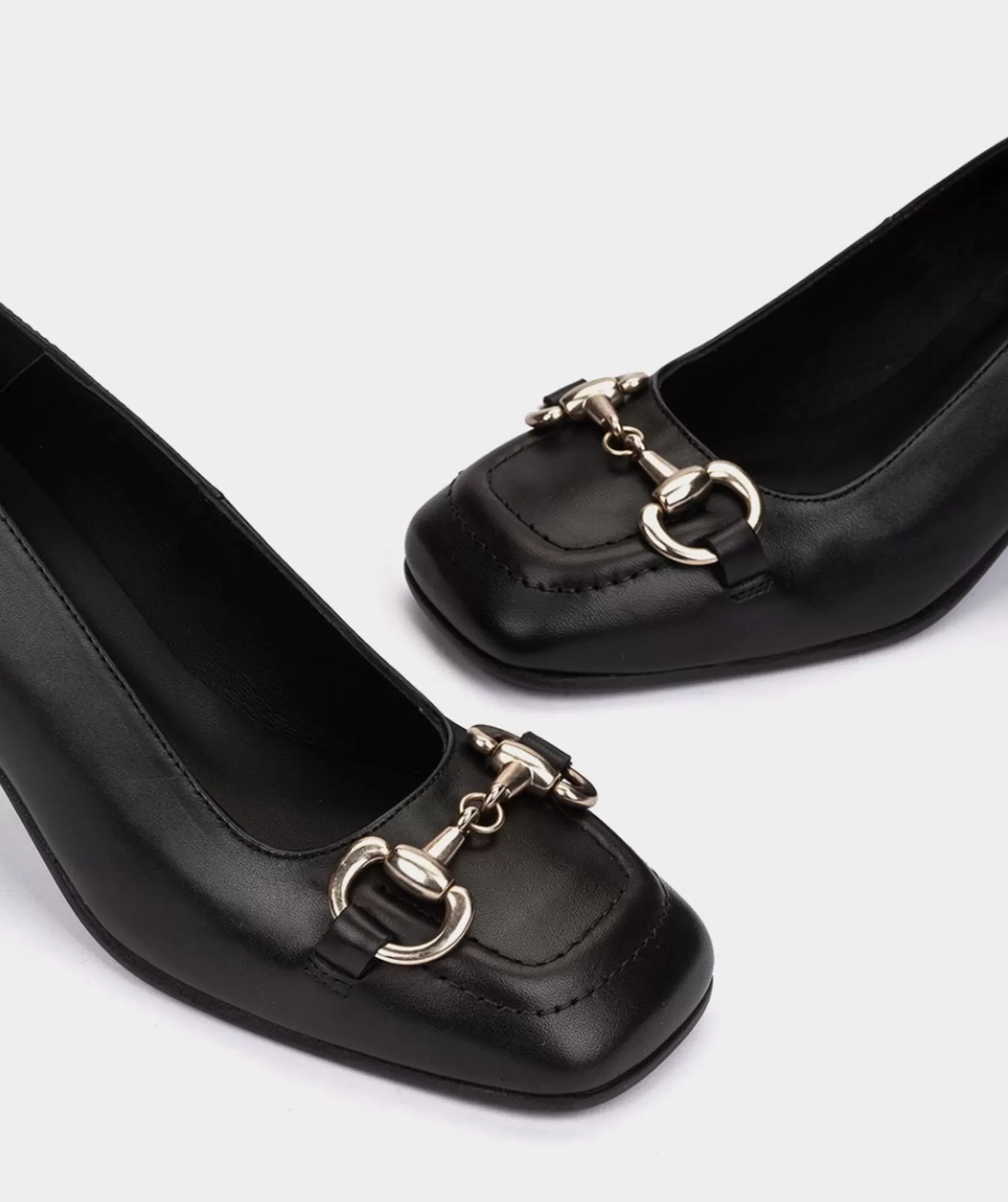 Calzado Pedro Miralles Zapatos De Tacon De Piel Amalfi Negro